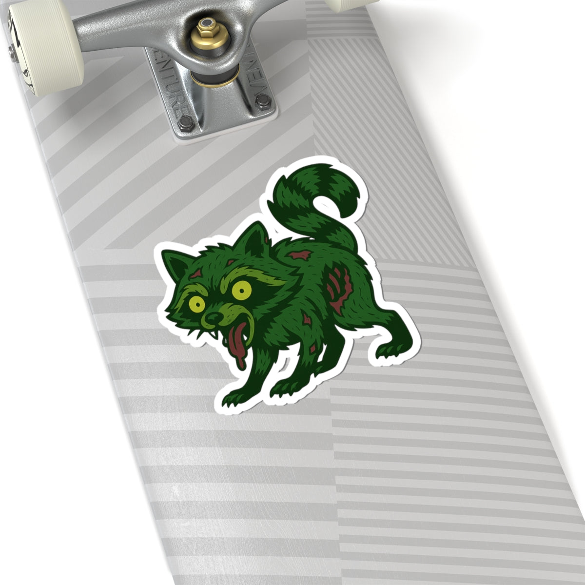 Zombie Raccoon Sticker, Undead Trash Panda with Attitude