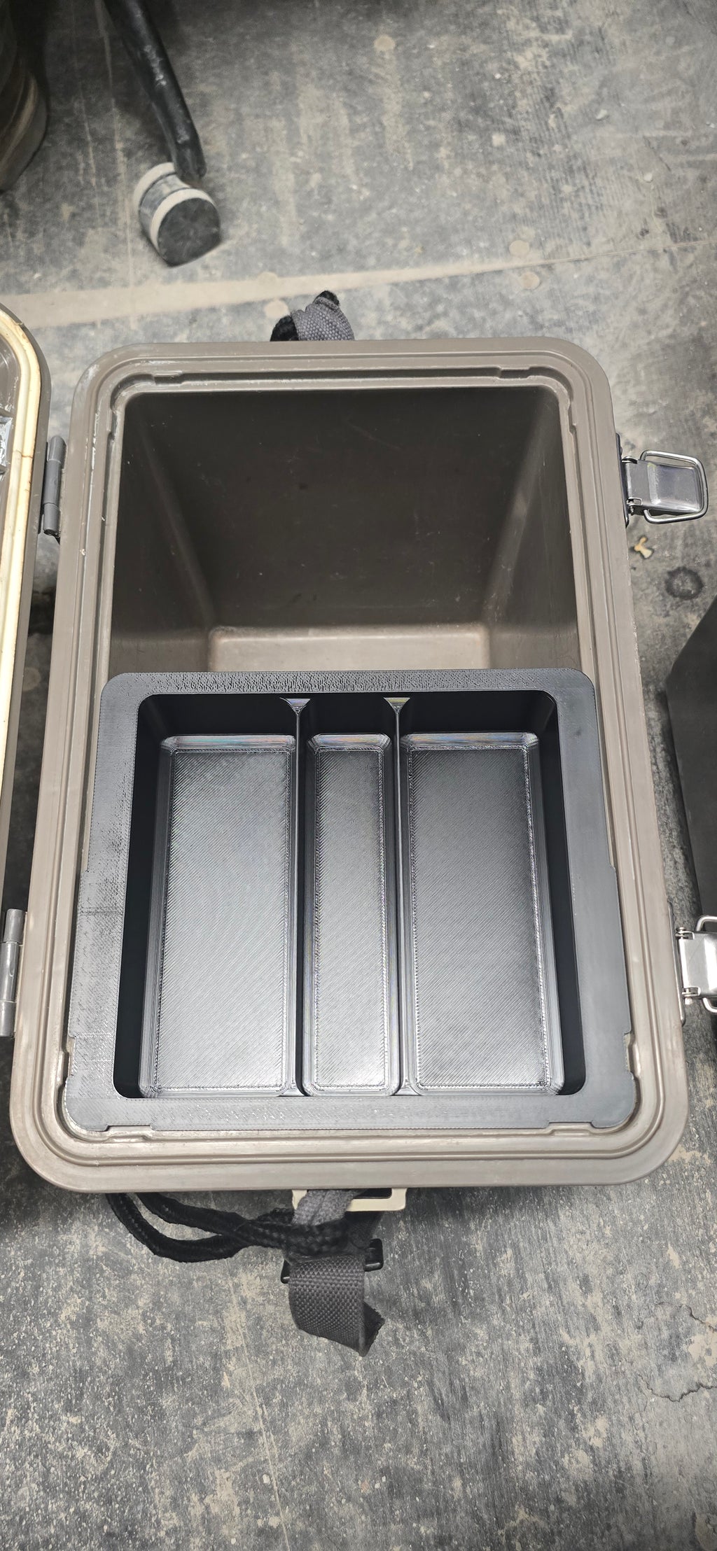 Engel 19 Qt Cooler Insert - 3-Slot Can & Bottle Organizer Tray