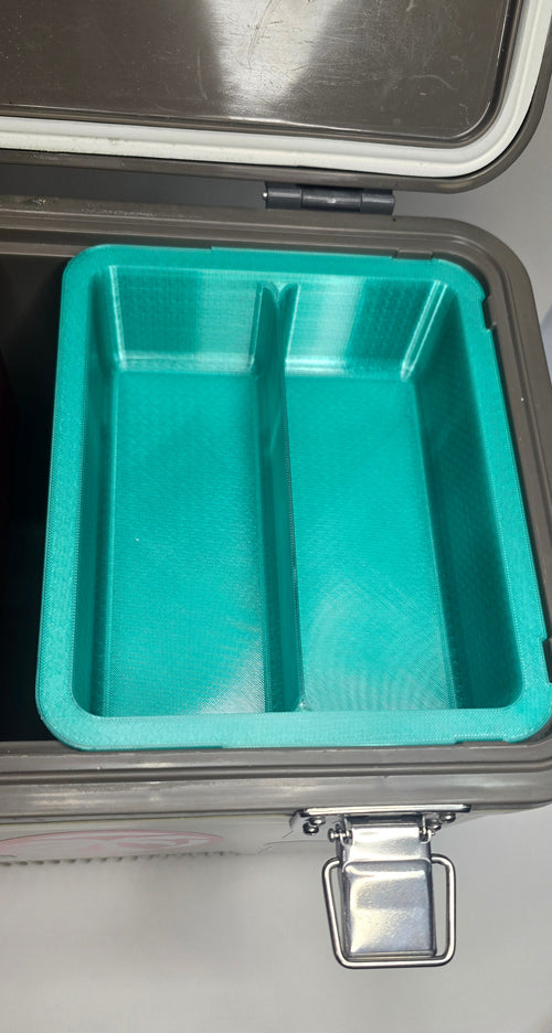 Engel 13 Qt Cooler Insert - 2" Deep Divided Tray | Can, Gear & EDC Organizer