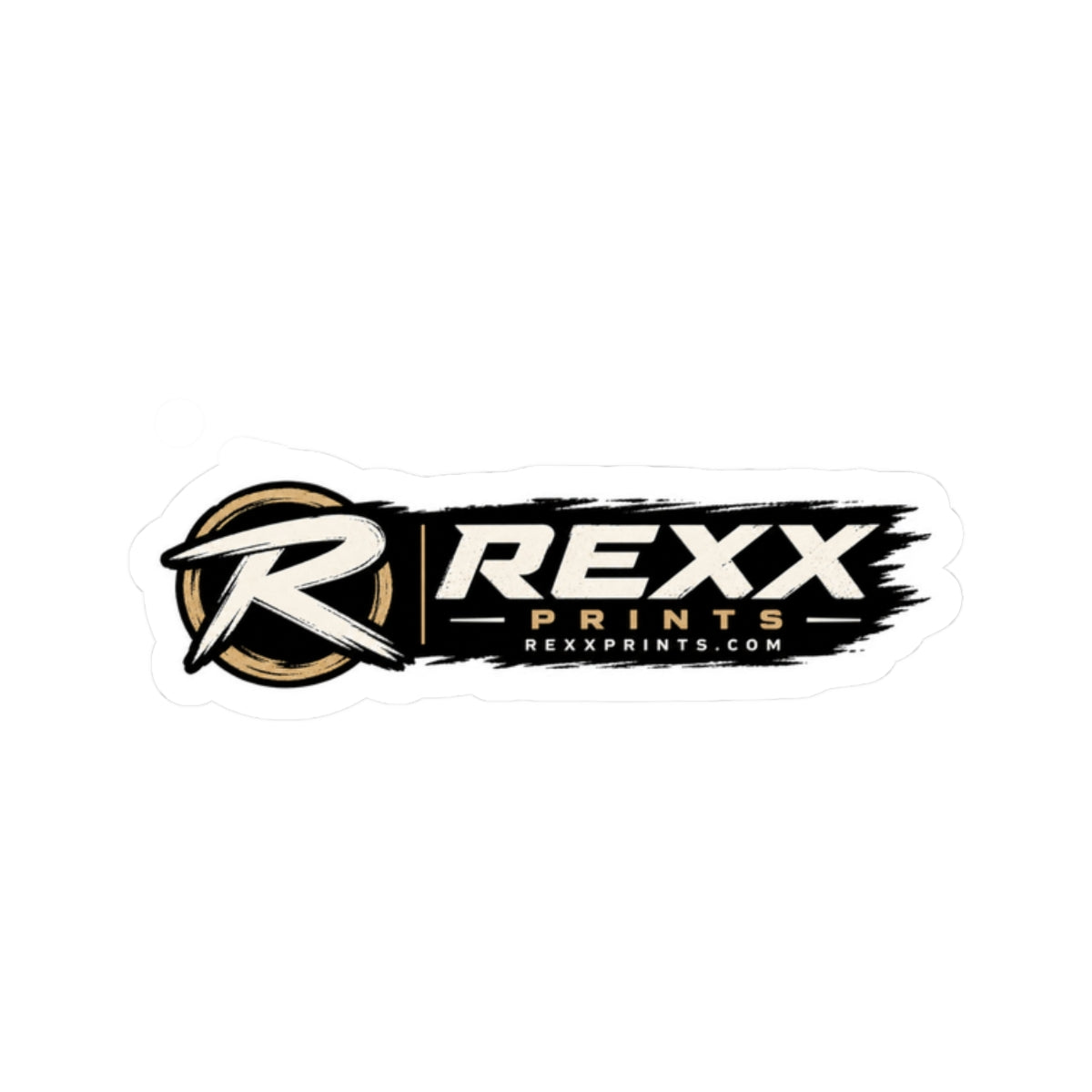 REXXPRINTS Wordmark Sticker | Bold Brand Logo Vinyl Decal | Bumper Sticker for Truck, Toolbox, Laptop
