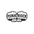 Punk Rock Sticker, Bold Knuckle Tattoo Design