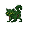 Zombie Raccoon Sticker, Undead Trash Panda with Attitude