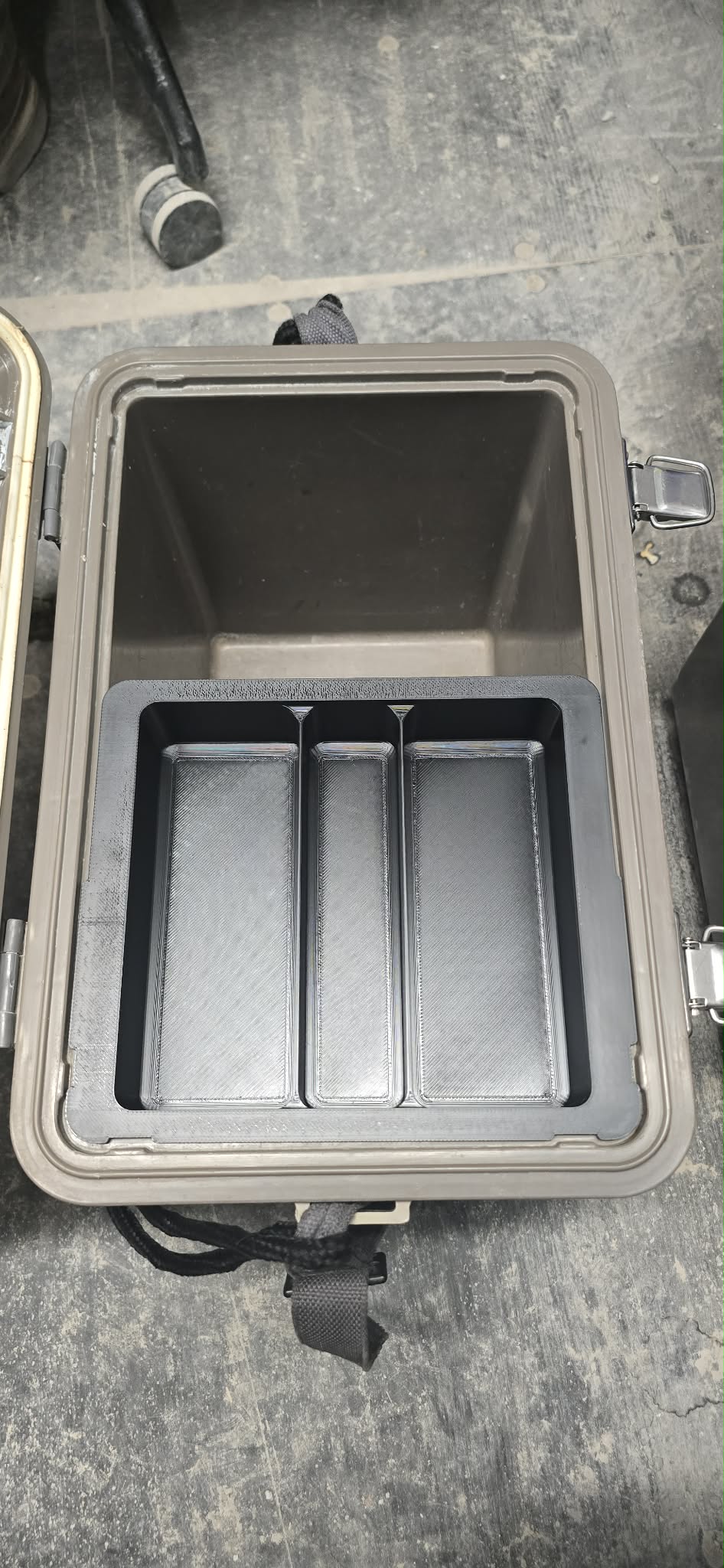 Engel 19 Qt Cooler Insert - 3-Slot Can & Bottle Organizer Tray