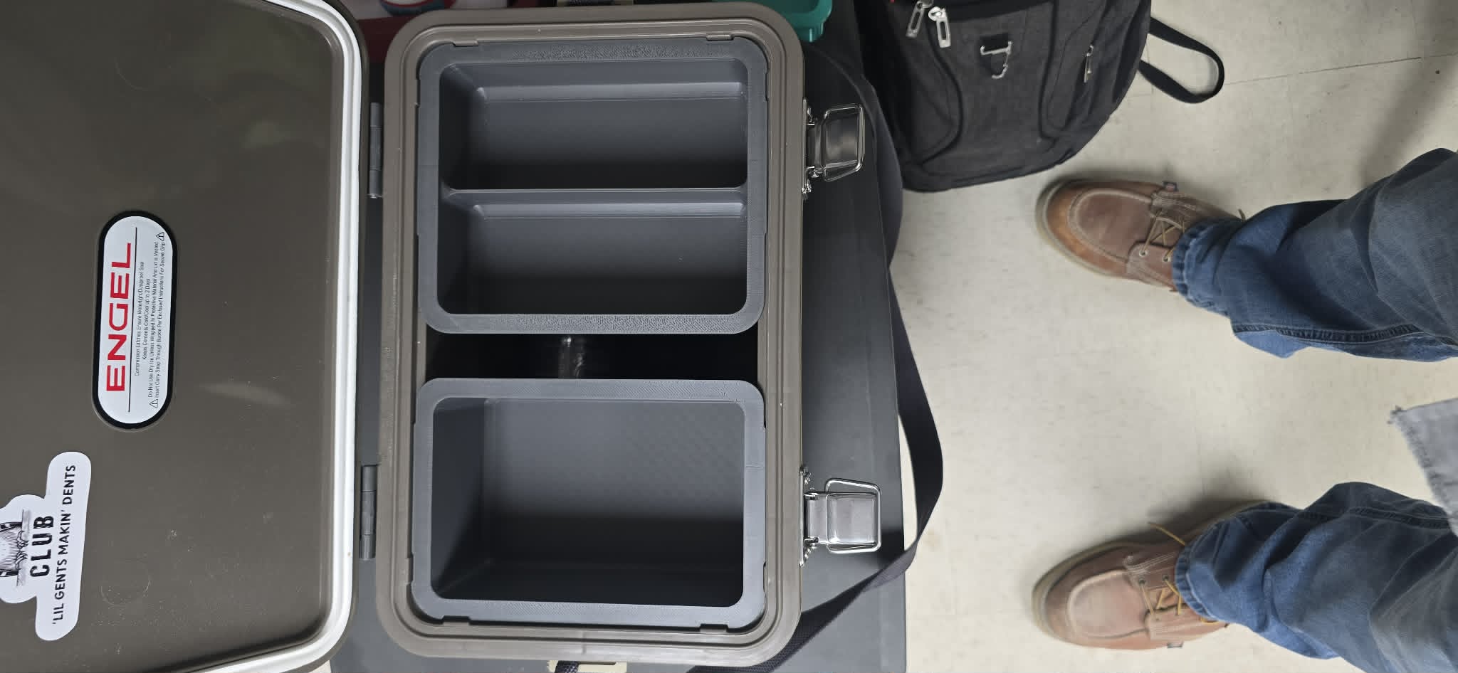 Engel 13 Qt Cooler Insert - 3" Deep Storage Tray | Made in USA