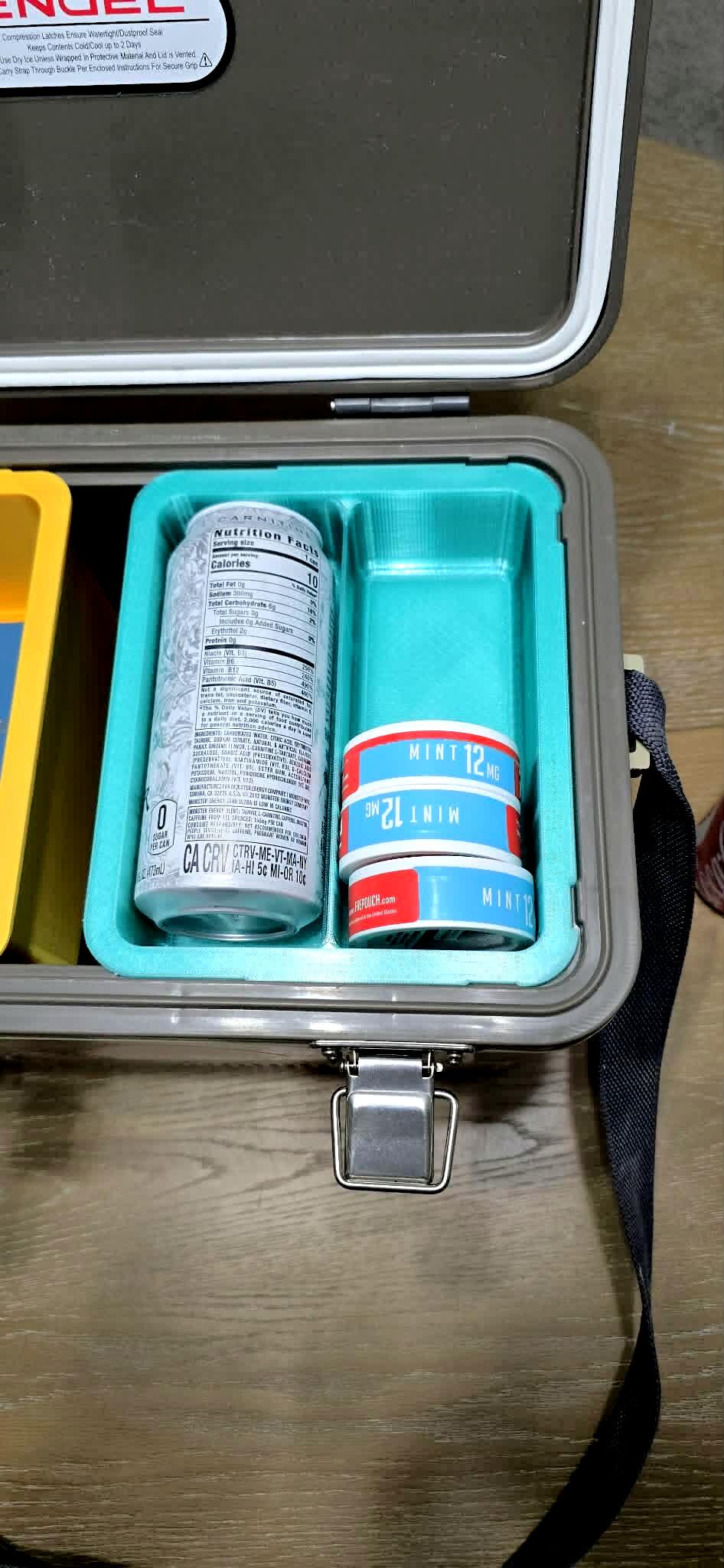 Engel 13 Qt Cooler Insert - 2" Deep Divided Tray | Can, Gear & EDC Organizer