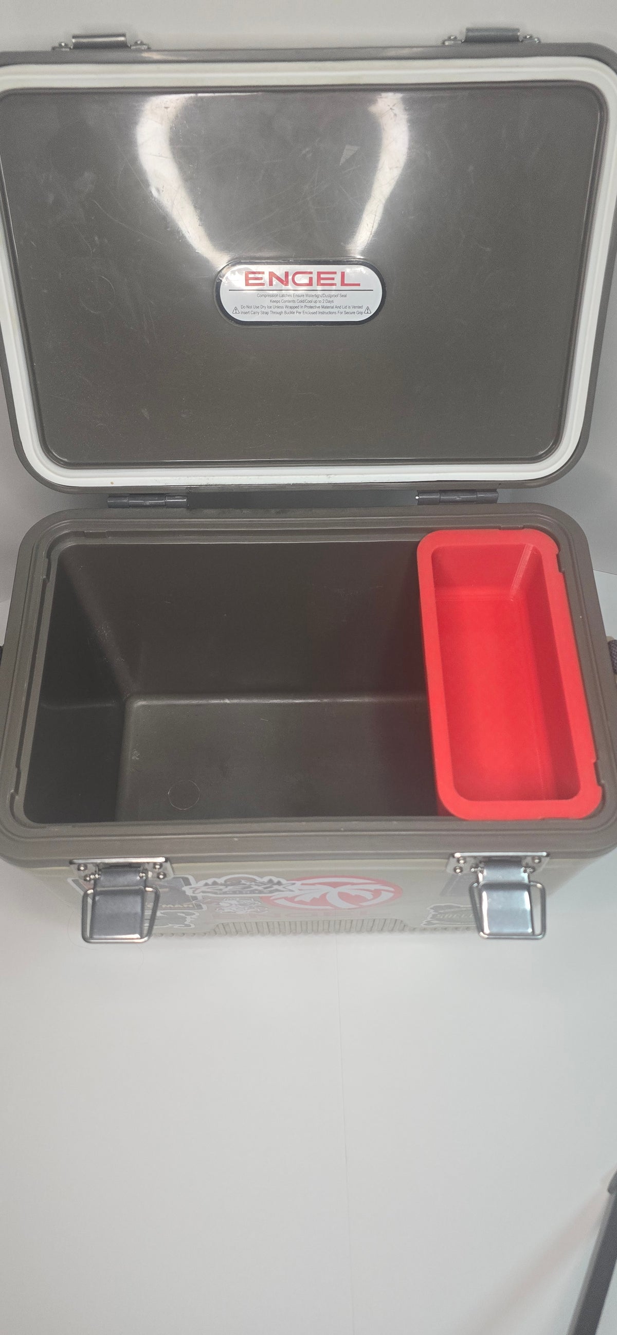 Engel 13 Qt Cooler Insert - 2" Deep Divided Tray | Can, Gear & EDC Organizer